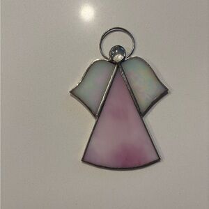 Stained Glass Angel Ornament